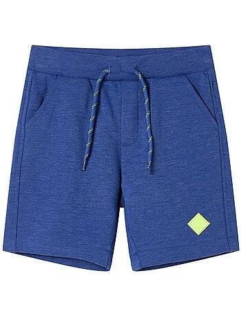 Short enfant en coton chiné avec cordon à la - vidaxl