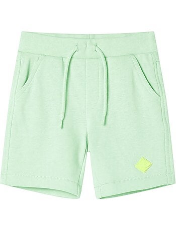 Short enfant en coton chiné avec cordon à la - vidaxl