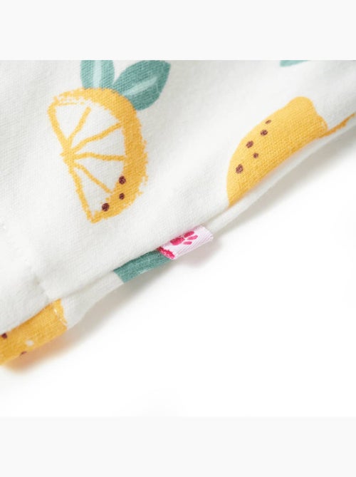 Short enfant en coton imprimé citron taille élastique au quotidien - vidaxl - Kiabi Short enfant en coton imprimé citron taille élastique au quotidien - vidaxl - Kiabi