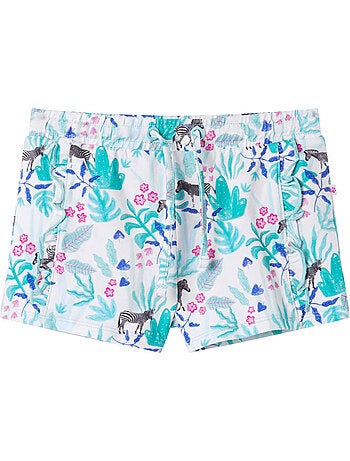 Short enfant en coton imprimé faune taille élastique - vidaxl