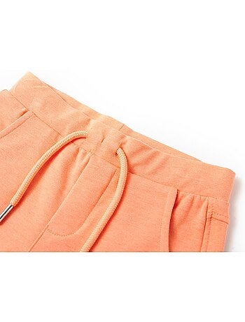 Short enfant en coton stretch à taille réglable cordon - vidaxl