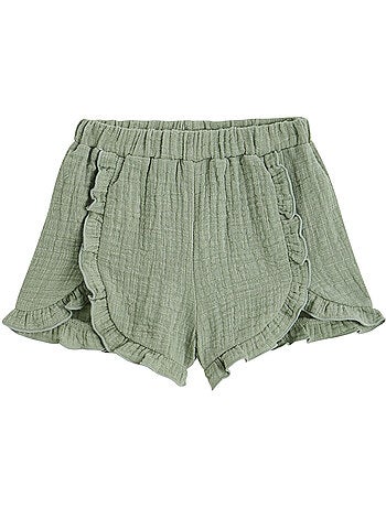 Short enfant en gaze de coton Anaelle