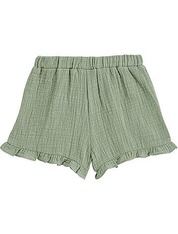 Short enfant en gaze de coton Anaelle
