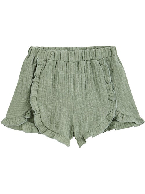 Short enfant en gaze de coton Anaelle - Kiabi