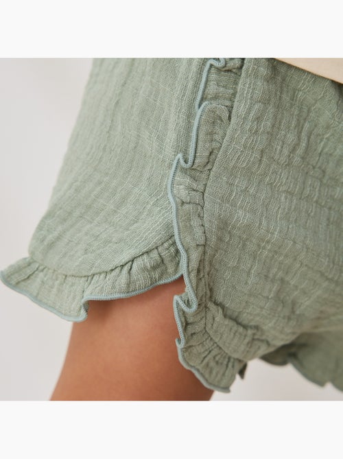 Short enfant en gaze de coton Anaelle - Kiabi