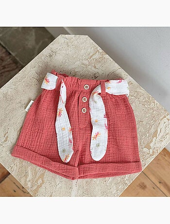 Short enfant en gaze de coton Fiesta