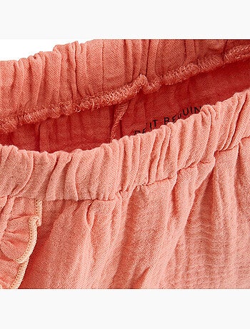 Short enfant en gaze de coton Santa Giulia