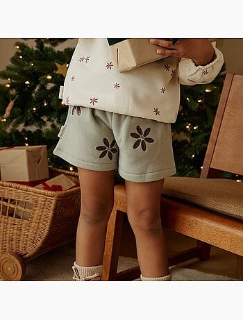 Short enfant en molleton misti