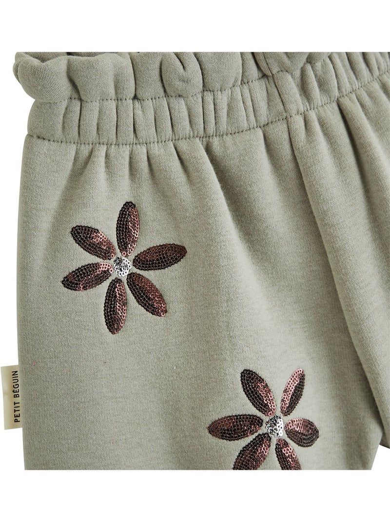 Short enfant en molleton misti Vert - Kiabi
