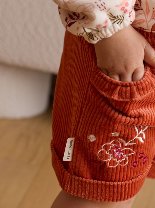 Short enfant en velours côtelé Manouk - Kiabi