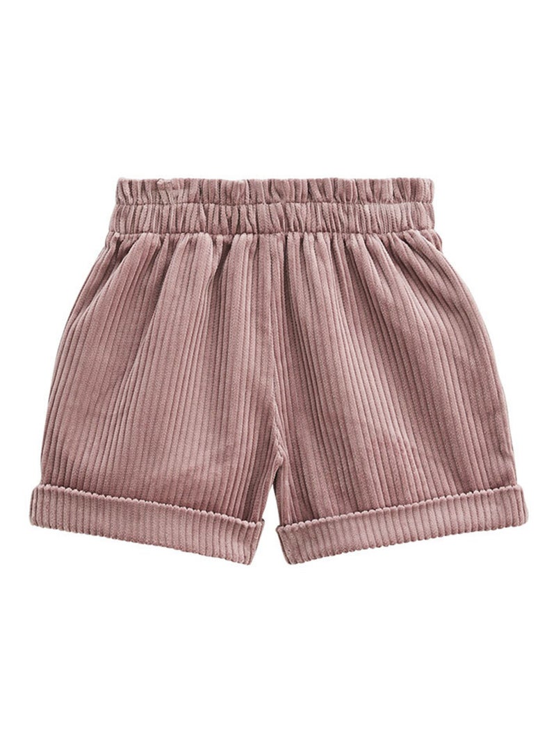 Short enfant en velours côtelé Sora Prune - Kiabi