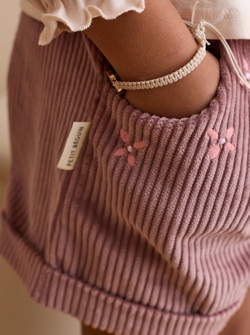 Short enfant en velours côtelé Sora - Kiabi