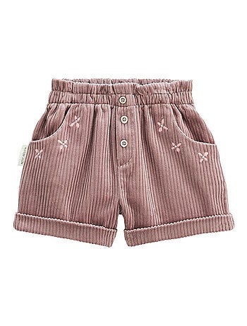 Short enfant en velours c?tel? Sora