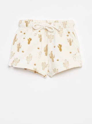 Short épais avec imprimé