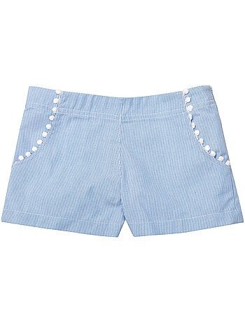 Short droit 5 poches Creeks orange fille | La Halle
