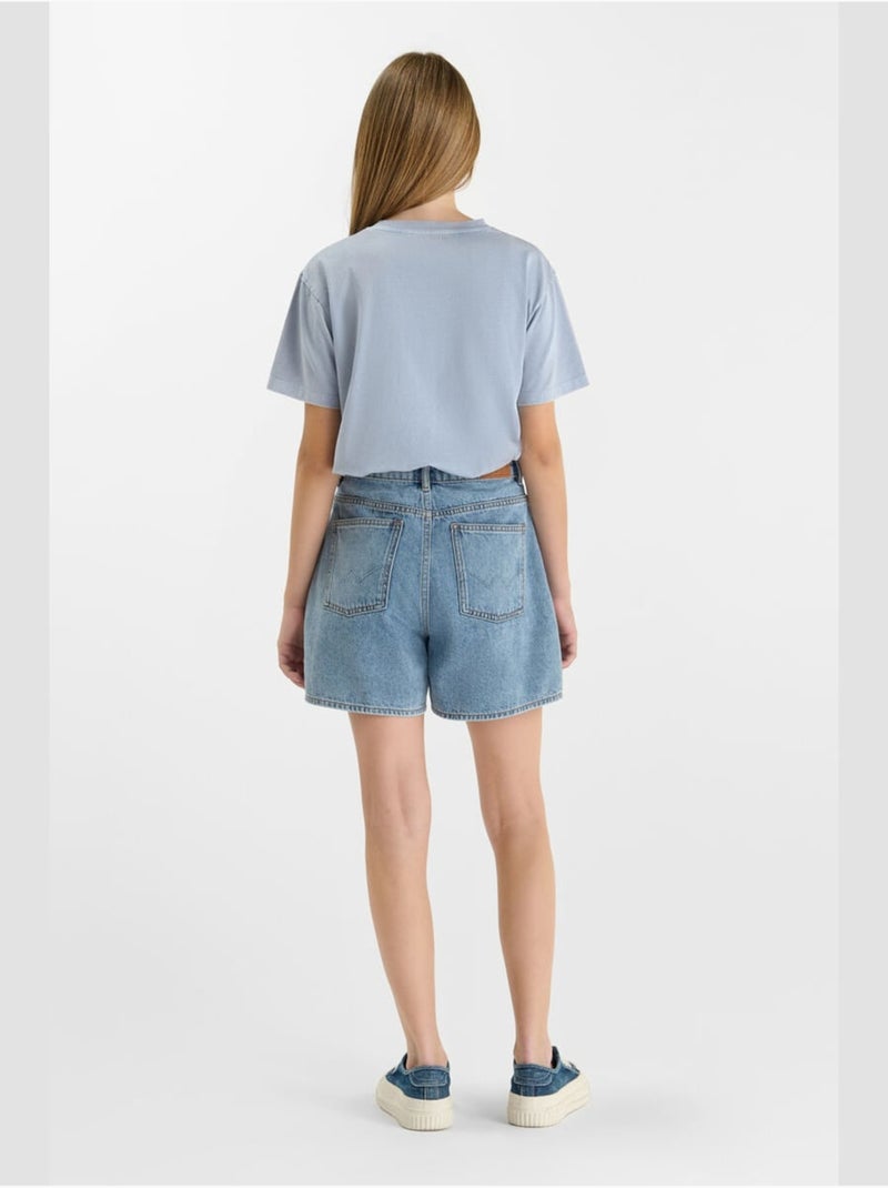 Short EVAGI en jeans 'Le Temps Des Cerises' Bleu - Kiabi