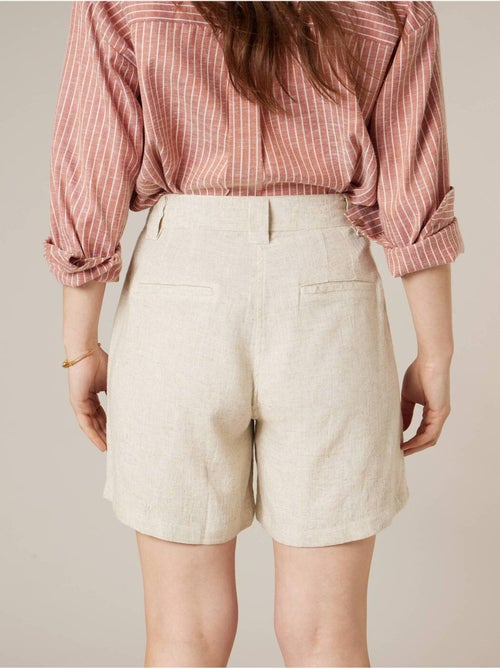 Short évasé femme en lin 'Deeluxe' - Kiabi