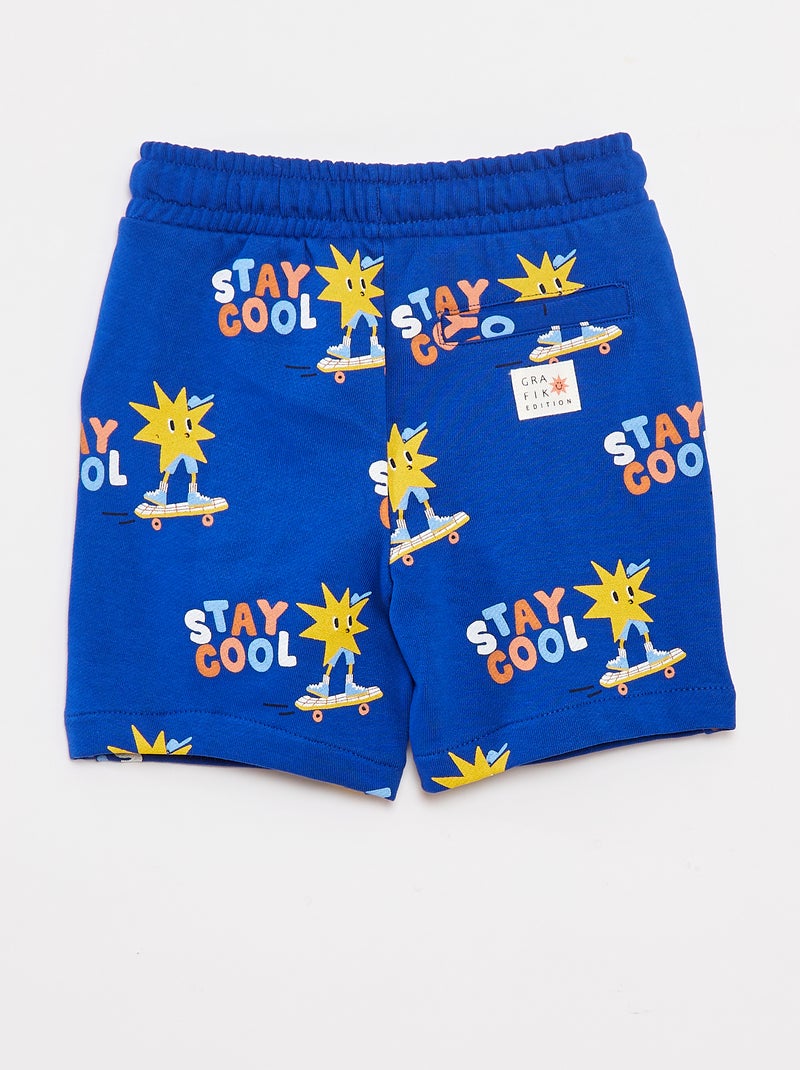 Short fantaisie - Grafik Edition Bleu - Kiabi
