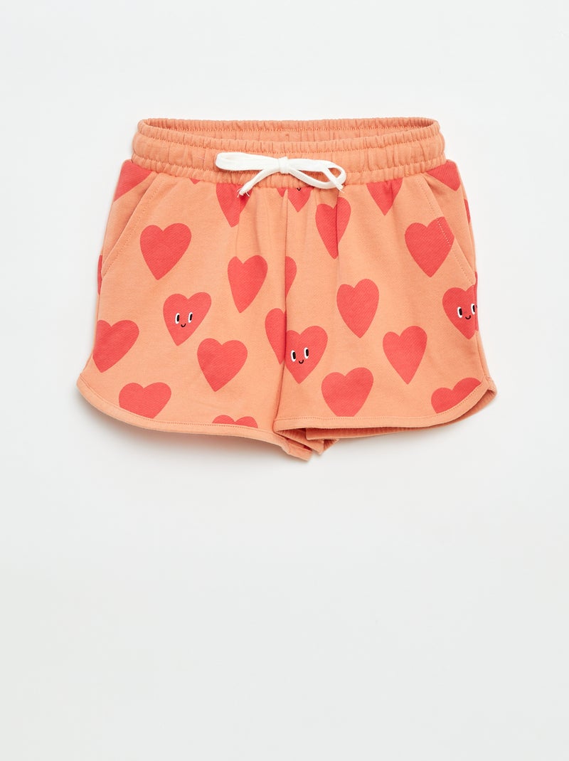 Short fantaisie - Grafik Edition Orange - Kiabi