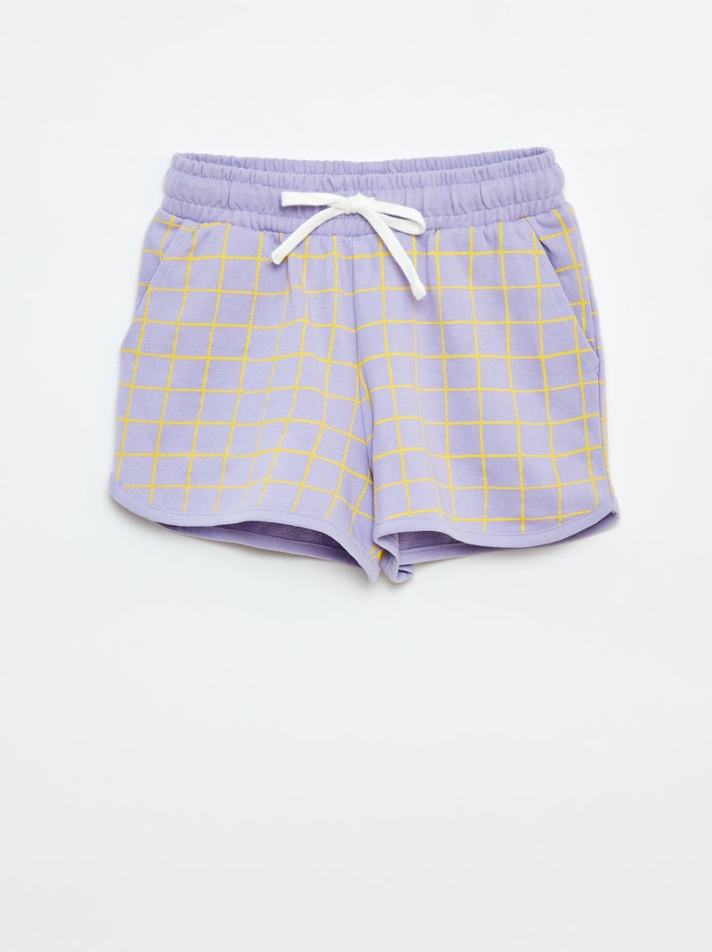Short fantaisie - Grafik Edition Violet - Kiabi