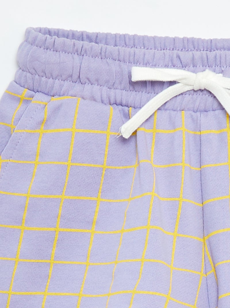 Short fantaisie - Grafik Edition Violet - Kiabi