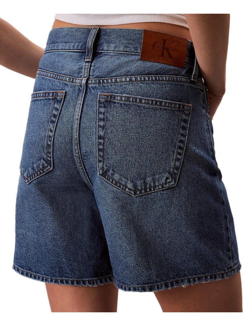 Short Femme Calvin Klein Jeans Bleu - Kiabi