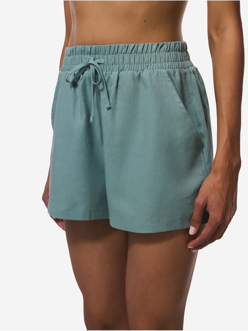 Short femme coupe regular à taille élastique plcxf82s25iy penti Vert - Kiabi
