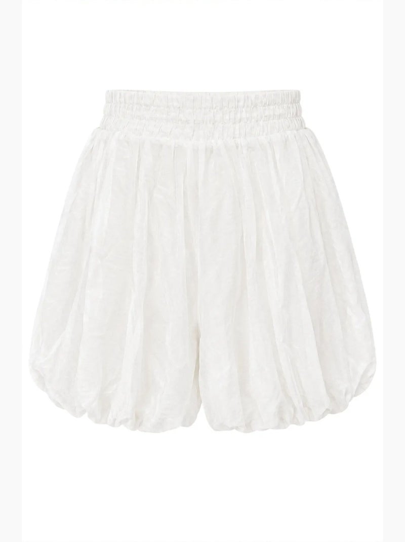 Short femme court taille haute mixray Blanc - Kiabi