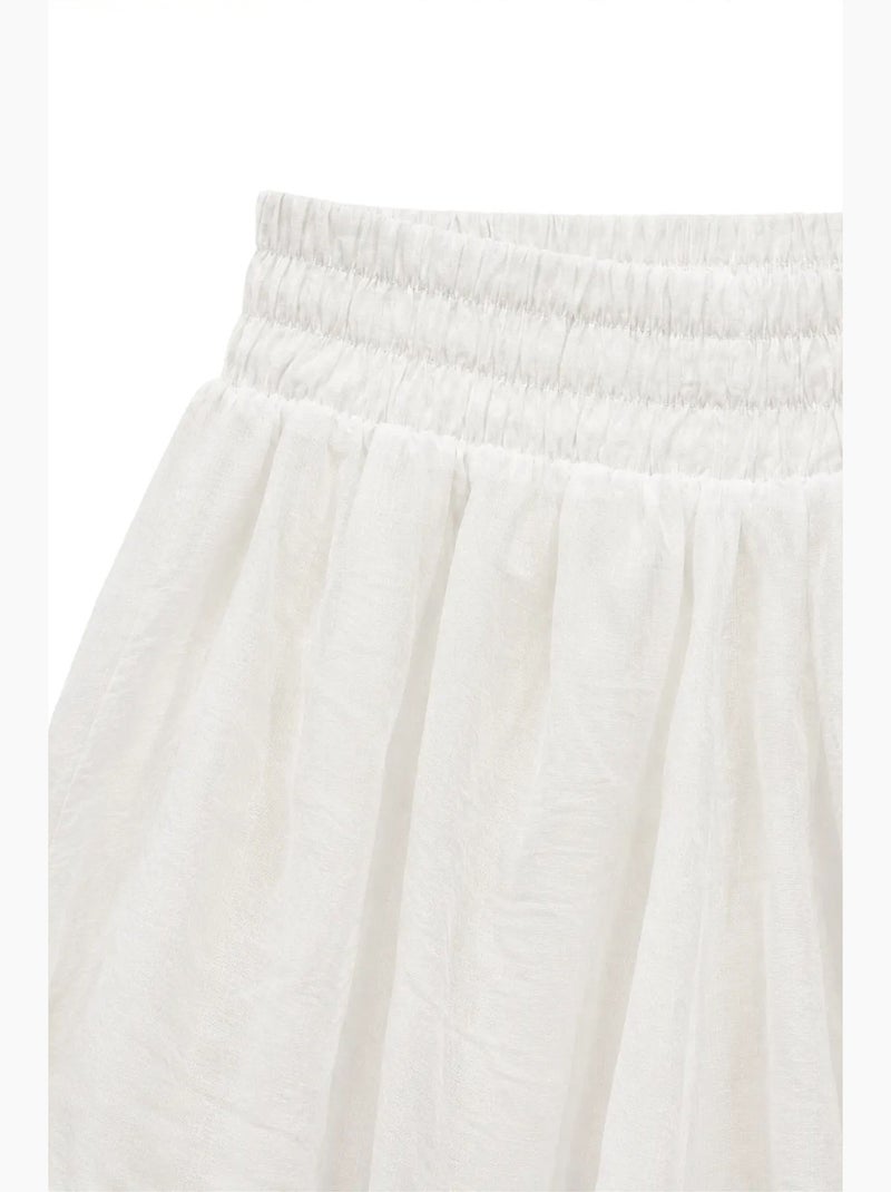 Short femme court taille haute mixray Blanc - Kiabi
