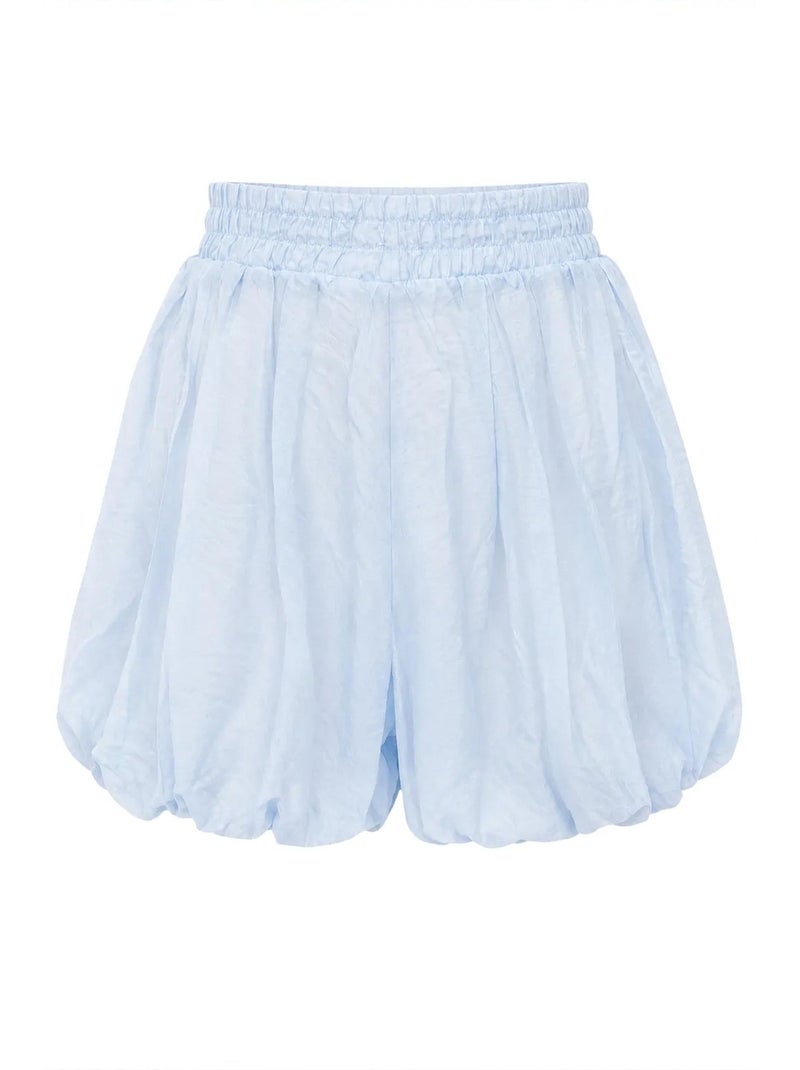 Short femme court taille haute mixray Bleu ciel - Kiabi