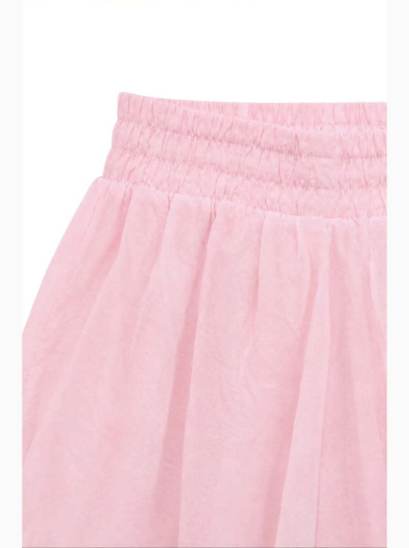 Short femme court taille haute mixray Rose clair - Kiabi