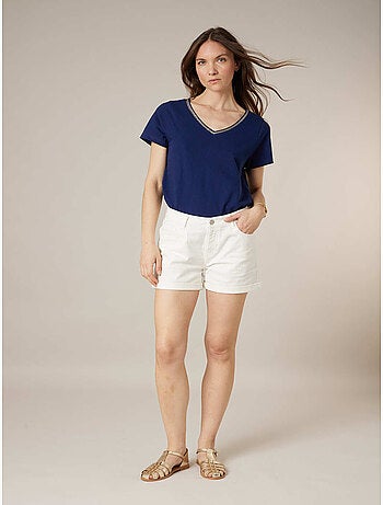 Short femme en coton 'Deeluxe'