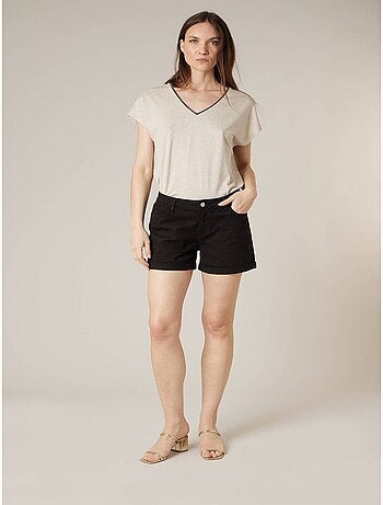 Short femme en coton 'Deeluxe'