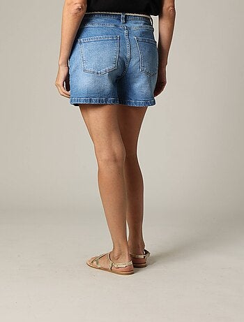 Short femme en coton denim style bohème 'Deeluxe'