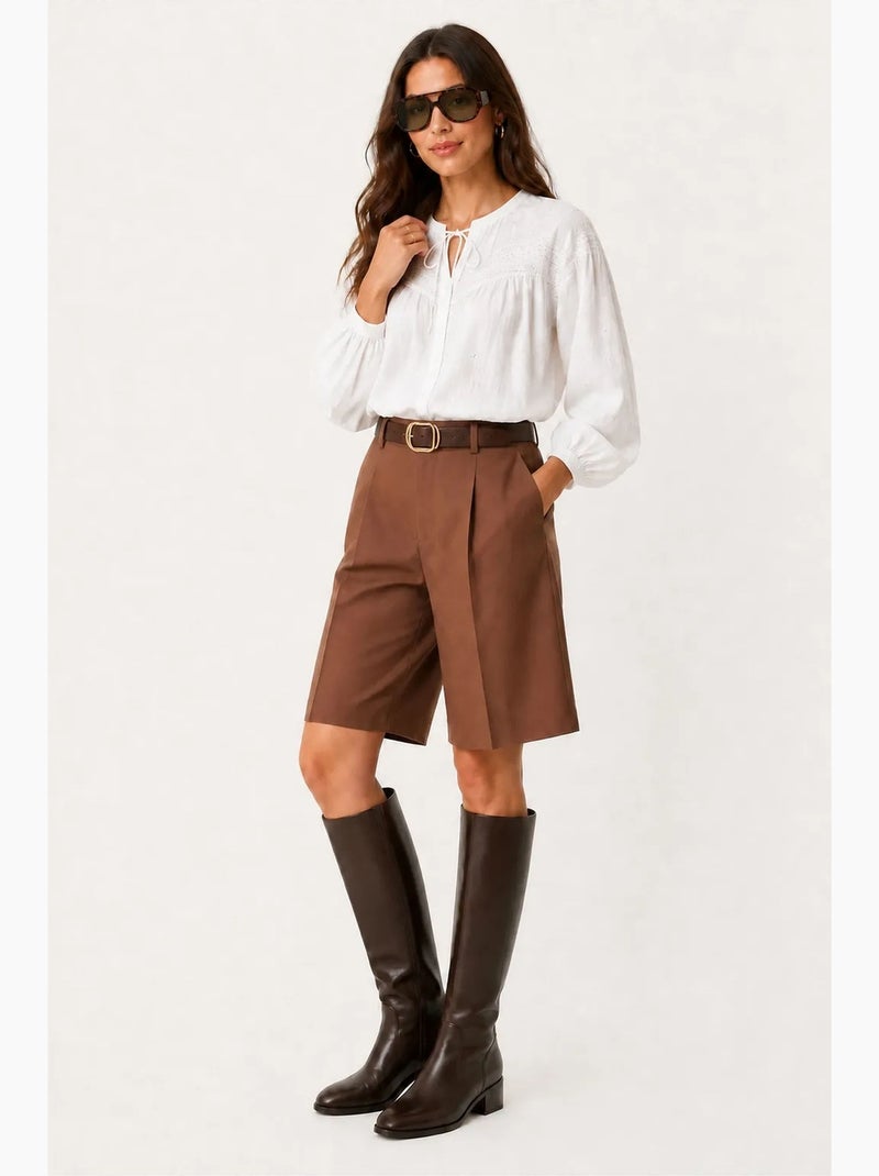 Short femme istanbul Marron - Kiabi