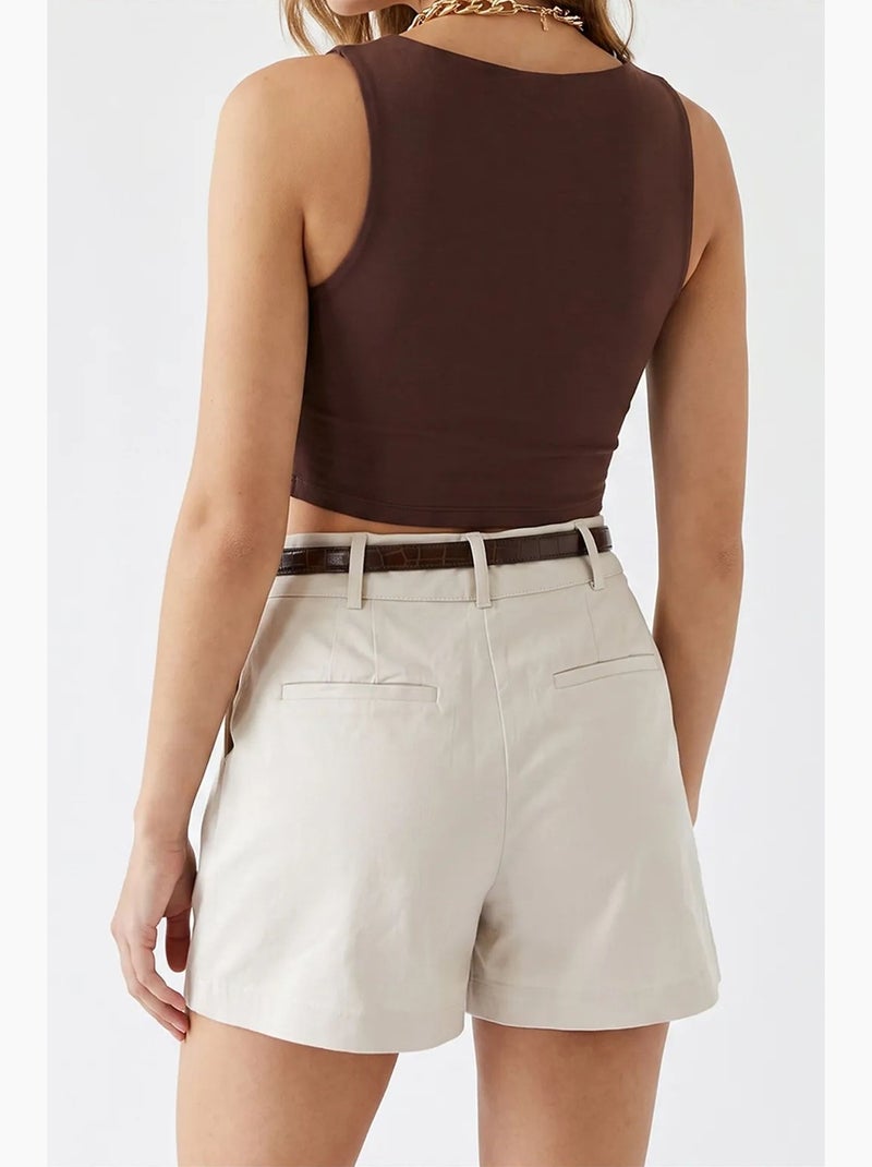 Short femme mixray Sable - Kiabi