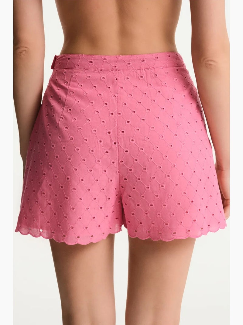 Short femme oriana penti Rose fluo/Solinotes - Kiabi