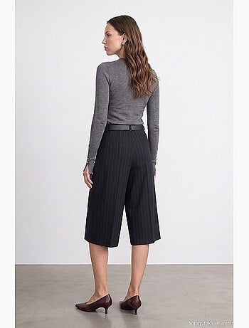 Short femme structuré dilvin