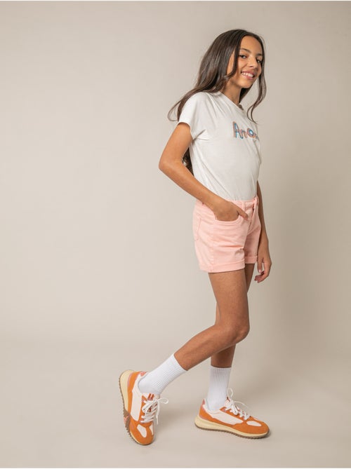 Short fille en coton 'Deeluxe' - Kiabi