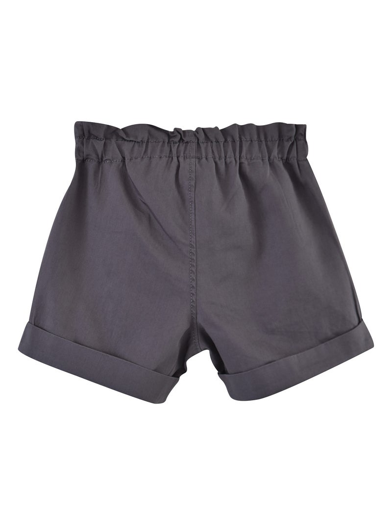 SHORT FILLE EVELYSE Gris - Kiabi
