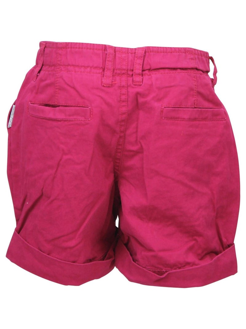 Short fille FAPOMPOM - MISS GIRLY Rose framboise - Kiabi