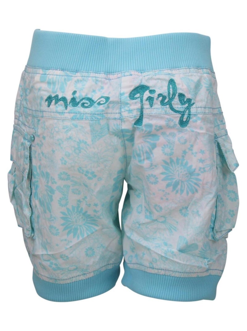 Short fille FOLI - MISS GIRLY Blanc - Kiabi