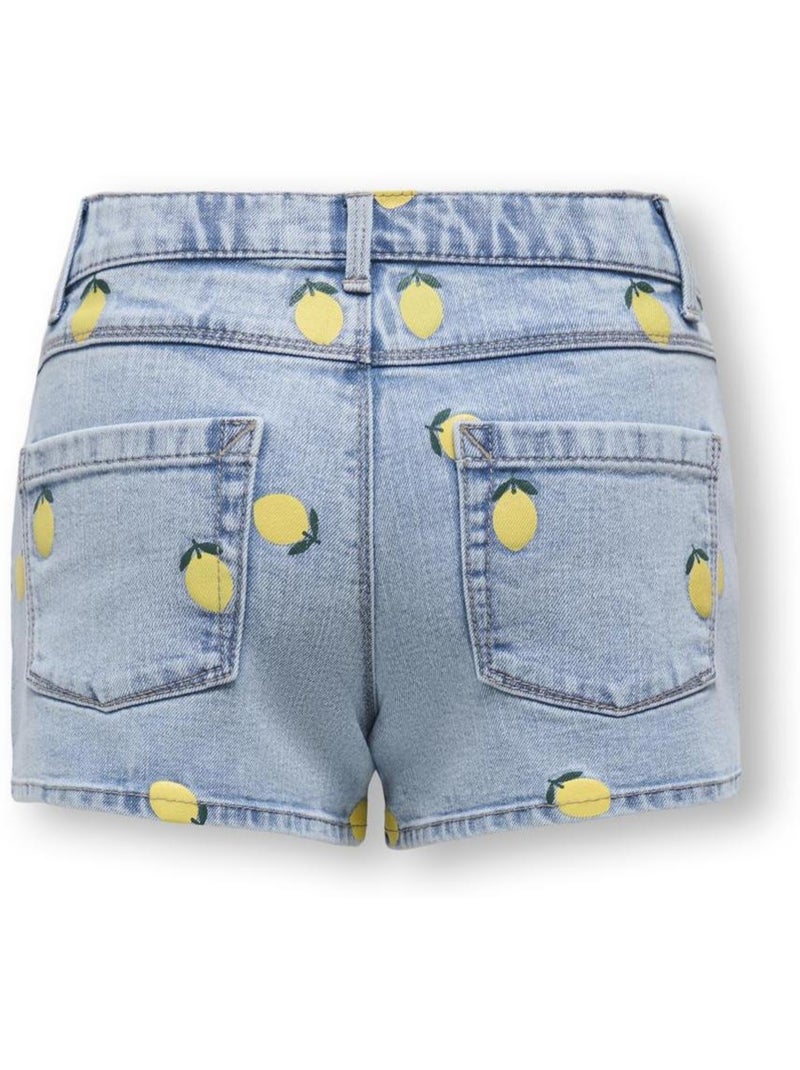 Short Fille Kids ONLY Bleu - Kiabi