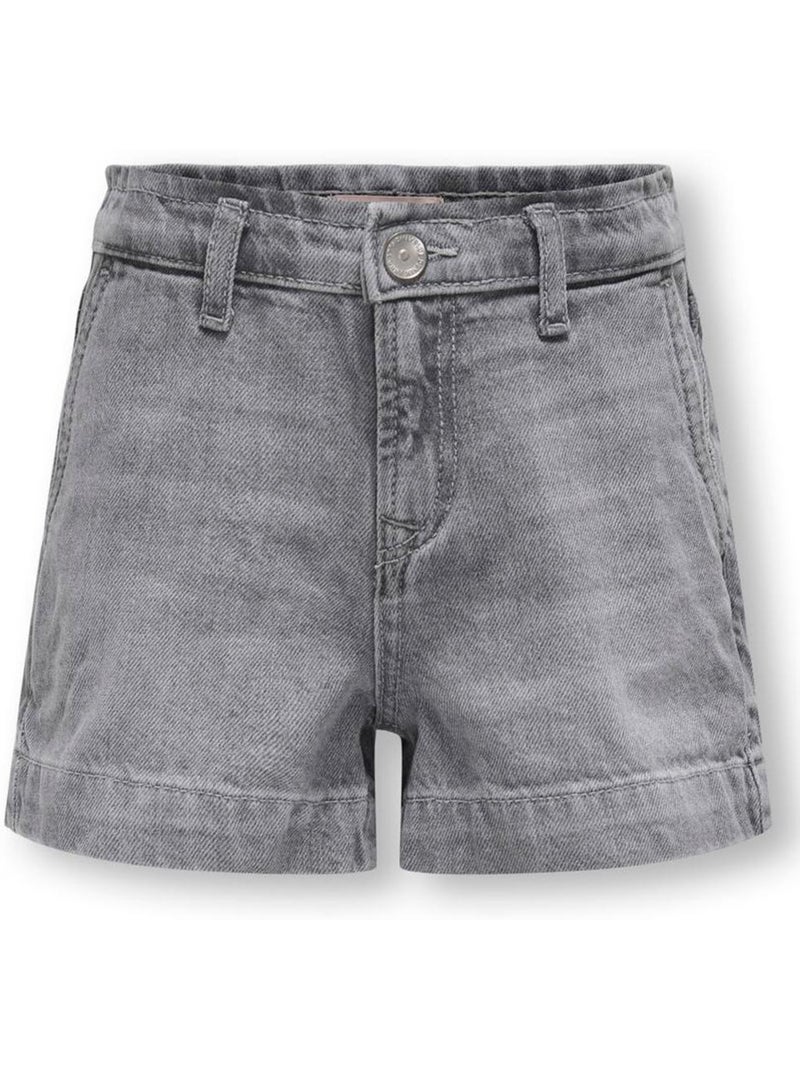 Short Fille Kids ONLY Gris Argenté - Kiabi