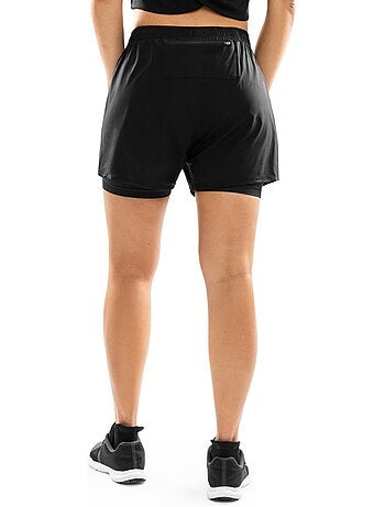 Short fitness double couche femme fitness femme purpose