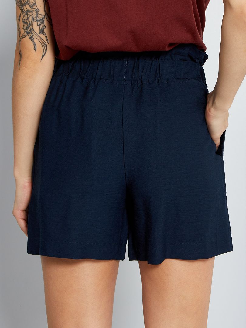 Short Fluide Fleuri Short Fleuri Grande Taille Viscose Fluide Et