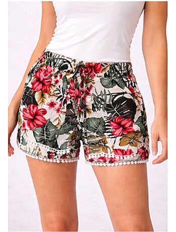 Short fluide, en coton Kebello