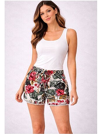 Short fluide, en coton Kebello