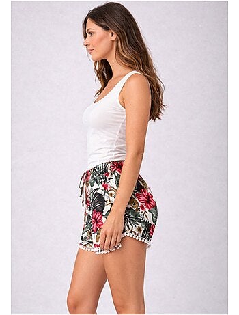 Short fluide, en coton Kebello