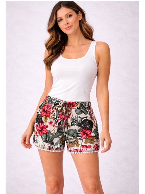 Short fluide, en coton Kebello - Kiabi